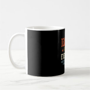 Dear grandpa knows everything father's day retro coffee mug