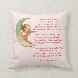 Dear Guardian Angel Birth announcment pillow