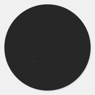 Dear Human Behind Me The World Is Better With You Classic Round Sticker