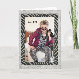 Dear IRS: Cancel my subscription humorous Card