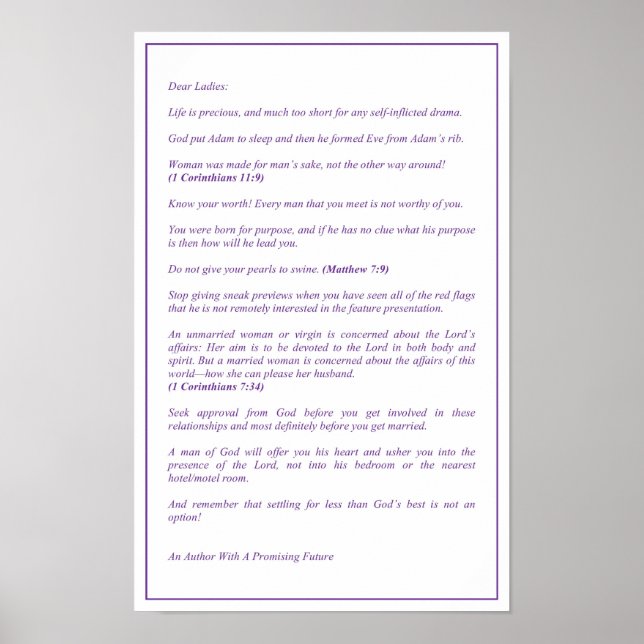 Dear Ladies - Poster (Front)
