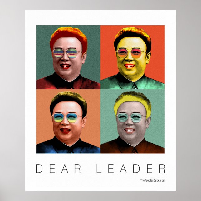 Dear Leader Kim Jong Il Poster (Front)