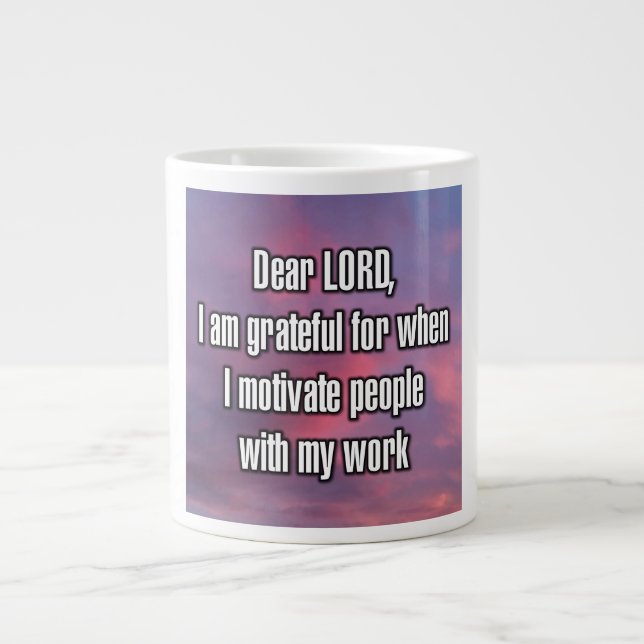 Dear LORD, I am grateful for when I... Mug (Front)