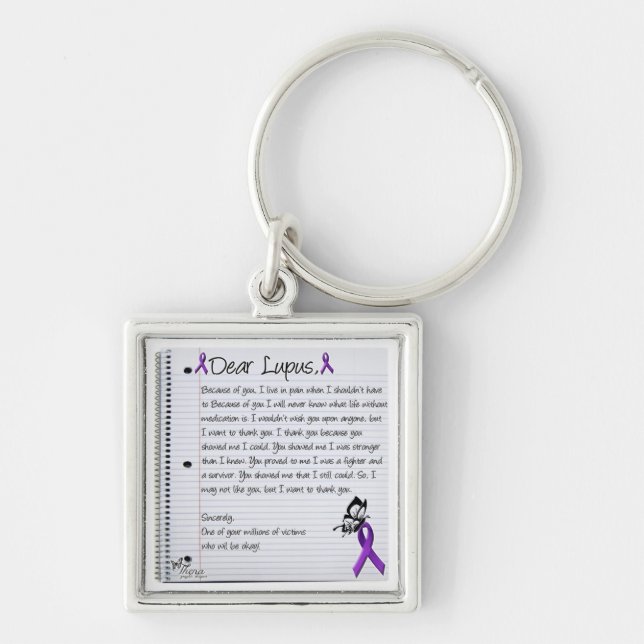Dear Lupus.. Key Ring (Front)