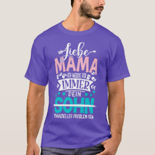 Dear Mom Son  T-Shirt