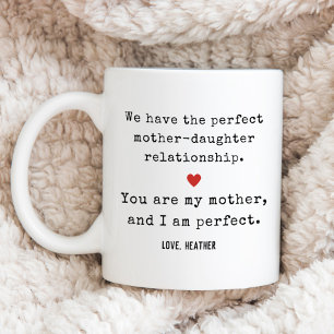 Dear Mum Funny Perfect Mothers Day Gift Coffee Mug