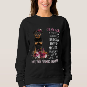 Dear Mum Mama Dog  Owner Happy Mother's Day 13 Sweatshirt