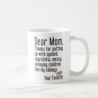 Dear Mum [Siblings Version] Coffee Mug