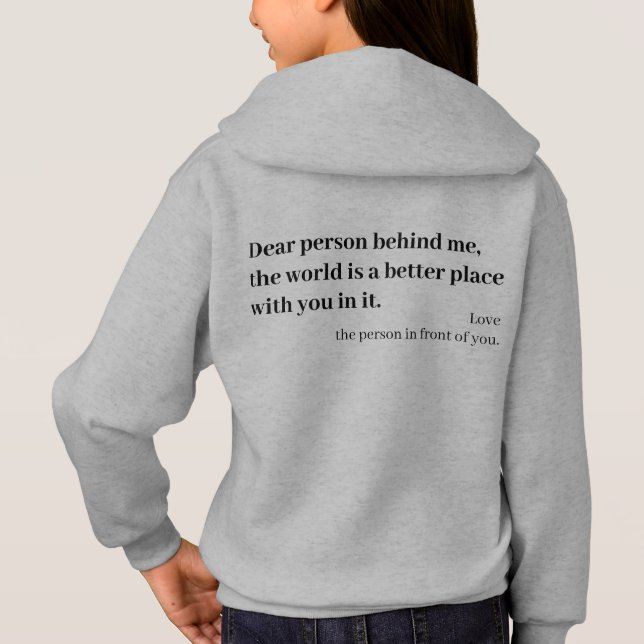 Dear person behind me T-shirt (Back)
