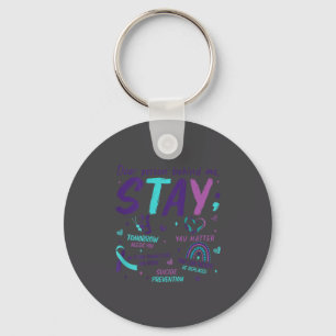 Dear Person Behind Me You Suicide Awareness  Key Ring