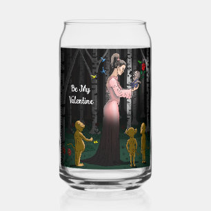 Dear Princess Be My Valentine Can Glass