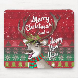 Dear Reindeer - Merry Christmas and happy NewYear  Mouse Pad