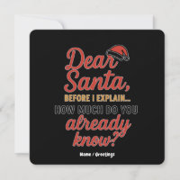 Dear Santa Before I Explain Funny Christmas Quote