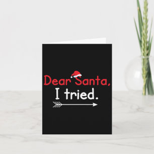 Dear Santa Card