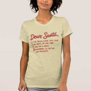 Dear Santa - Christmas Design T-Shirt