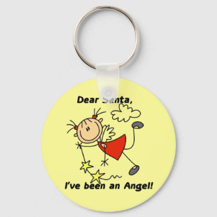 Dear Santa Christmas Tshirts and Gifts Key Ring