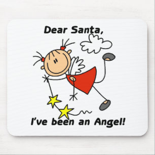 Dear Santa Christmas Tshirts and Gifts Mouse Pad