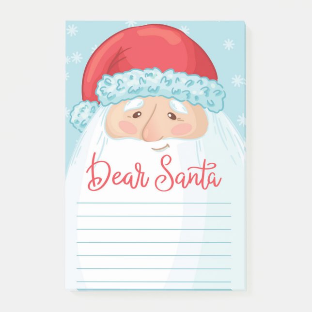 Dear Santa Claus Post-It Notes (Front)