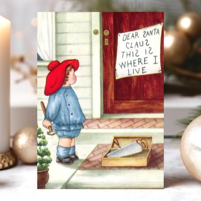 Dear Santa Claus Vintage Holiday Postcard (Creator Uploaded)