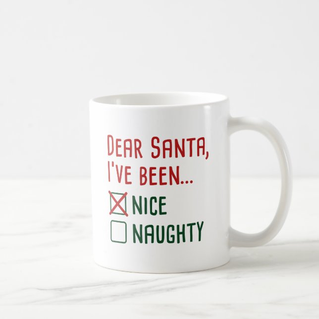 Dear Santa Coffee Mug (Right)
