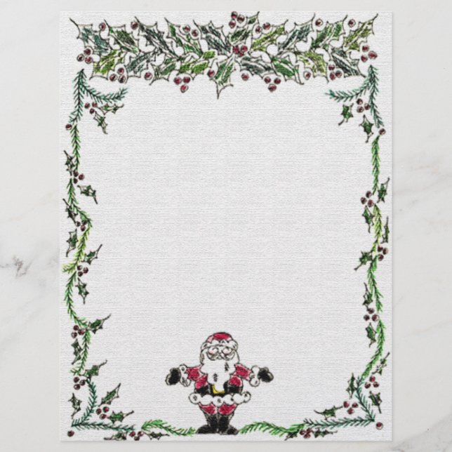 Dear Santa Custom Letterhead (Front)