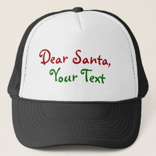 Dear Santa - Custom  Personalise Letter to Santa Trucker Hat