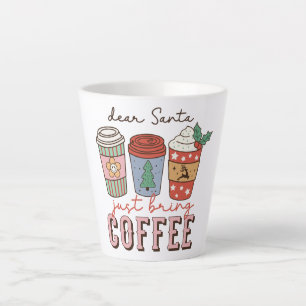 Dear Santa   Cute Christmas Latte Mug
