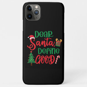Dear Santa Define Good Funny Christmas Case-Mate iPhone Case