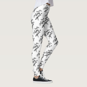 Dear Santa Define Good Leggings