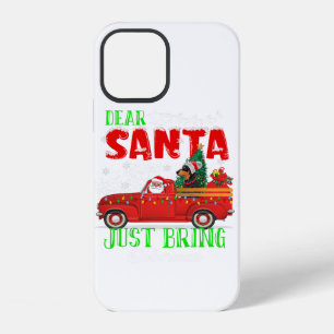 Dear Santa Doberman Dog Owner Christmas iPhone 12 Case