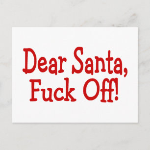 Dear Santa Holiday Postcard