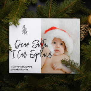 Dear Santa I Can Explain Christmas Personalised Holiday Card