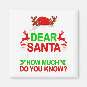 Dear Santa I Can Explain Funny Christmas Shirts Ki Magnet