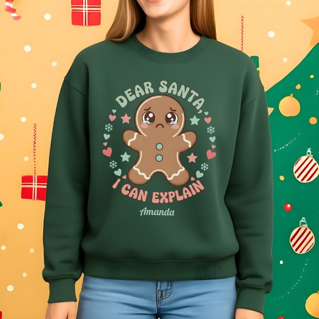 Dear Santa, I Can Explain Funny Christmas Sweatshirt (Creator Uploaded)