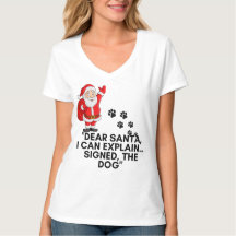 Dear Santa I Can Explain Funny Dog Christmas Mug