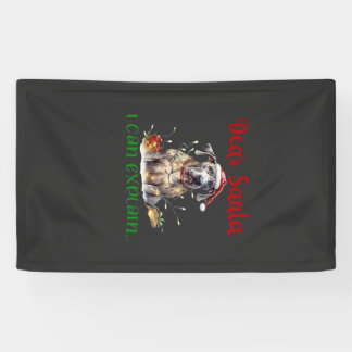 Dear Santa I Can Explain Great Dane Essential T-Sh Banner