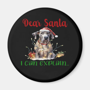 Dear Santa I Can Explain Great Dane Essential T-Sh Magnet