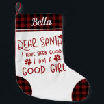 Dear Santa I Have Been Good Cute Funny Dog Small Christmas Stocking<br><div class="desc">Dear Santa I Have Been Good Cute Funny Dog Small Christmas Stocking</div>