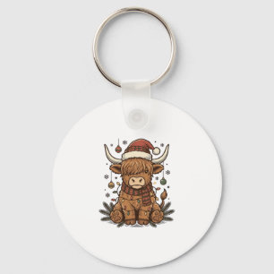 Dear Santa Just Bring Ayrshires Christmas Shirt_1 Key Ring