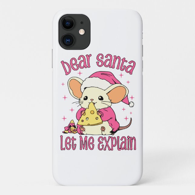 Dear Santa, Let Me Explain Case-Mate iPhone Case (Back)