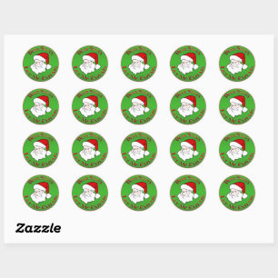 Dear Santa... let me explain Classic Round Sticker