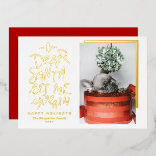 Dear Santa Let Me Explain Lettering Photo