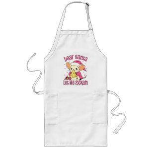 Dear Santa, Let Me Explain Long Apron