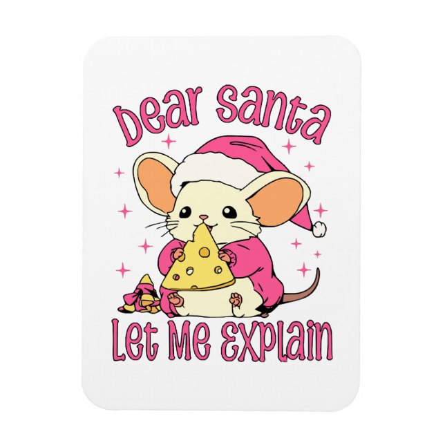 Dear Santa, Let Me Explain Magnet (Vertical)