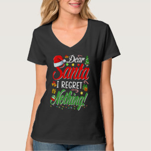 Dear Santa Matching Family Christmas Pajamas T-Shirt