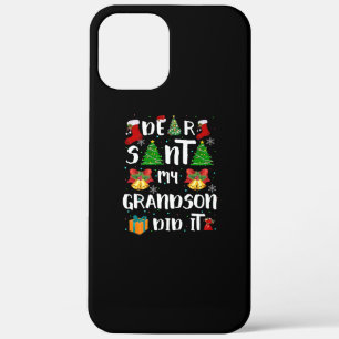 Dear Santa My Grandson Did It Christmas iPhone 12 Pro Max Case