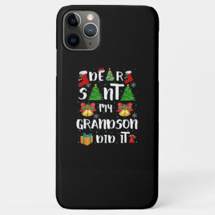 Dear Santa My Grandson Did It Christmas Case-Mate iPhone Case