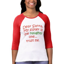 Dear Santa Naughty Sister