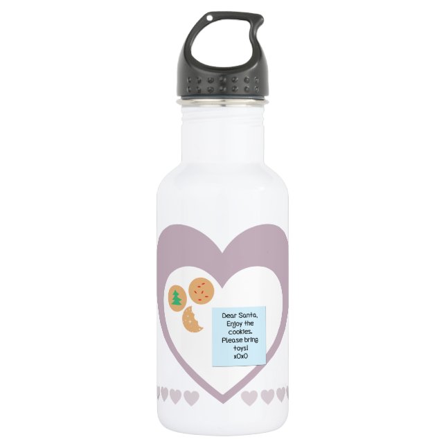 Dear Santa - Please Bring Toys 532 Ml Water Bottle (Front)