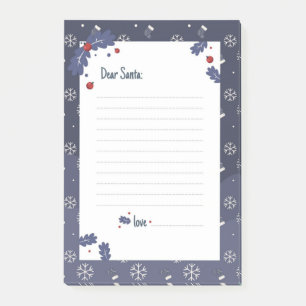 Dear Santa Post-it Notes